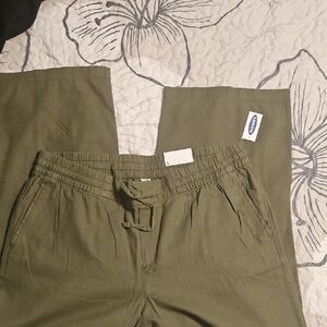 Olive Green Women's Pants